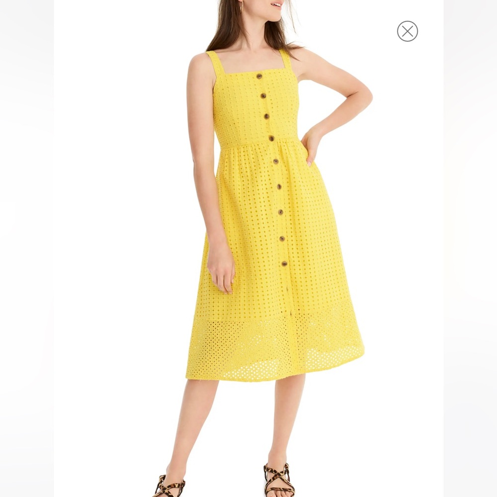 J. Crew Button Front Eyelet Sundress from J. Crew